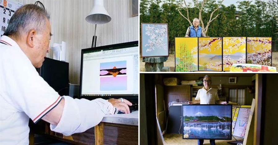 日本80歲的老人用Excel繪畫20年，看了他繪畫過程，網友驚呼：大師在民間~