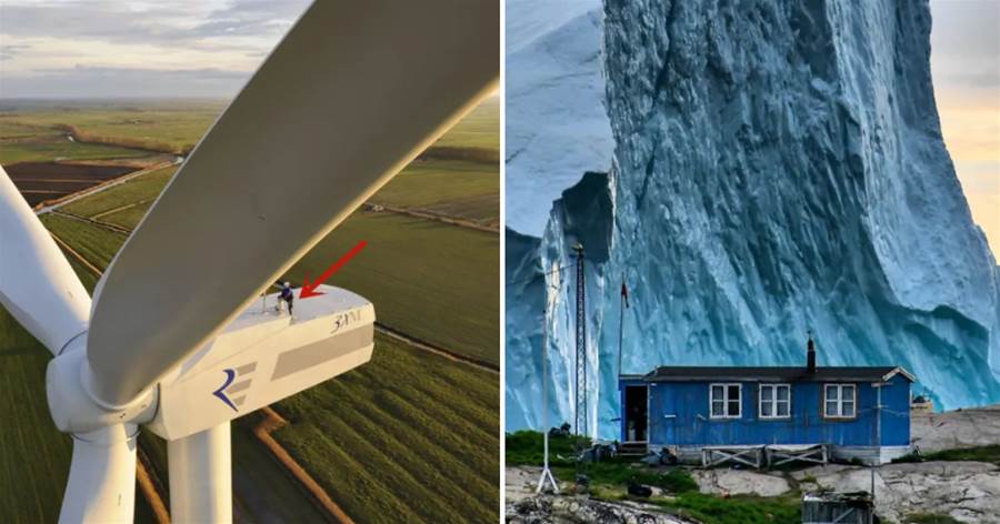 巨大的風力發電機扇葉，龐大無比的冰山，看完這30張照片，巨物恐懼症徹底發作了