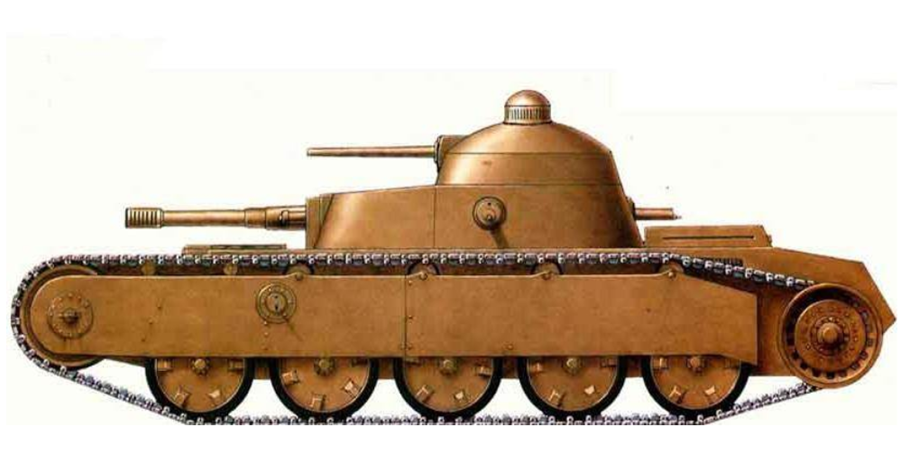 蘇聯邀請德國設計師打造的坦克—TG中型坦克