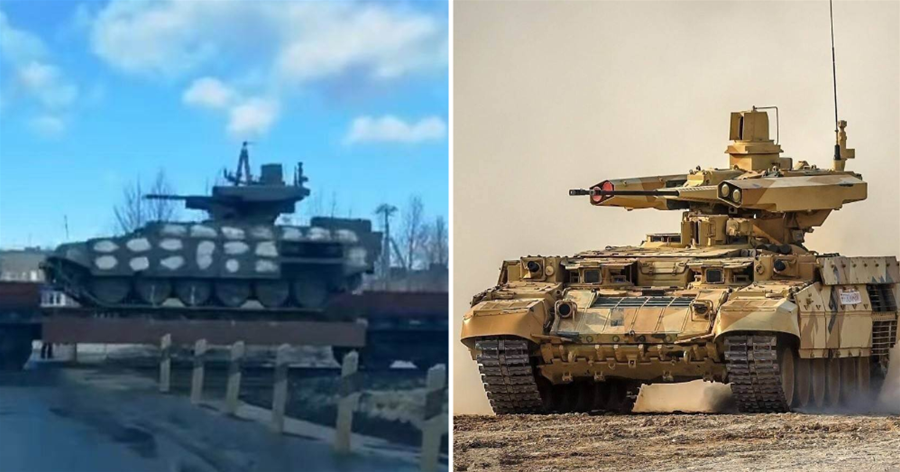 武裝到牙齒！俄軍BMPT戰車現身俄烏邊境，名副其實的火力怪獸 #烏克蘭 #俄羅斯 #軍武