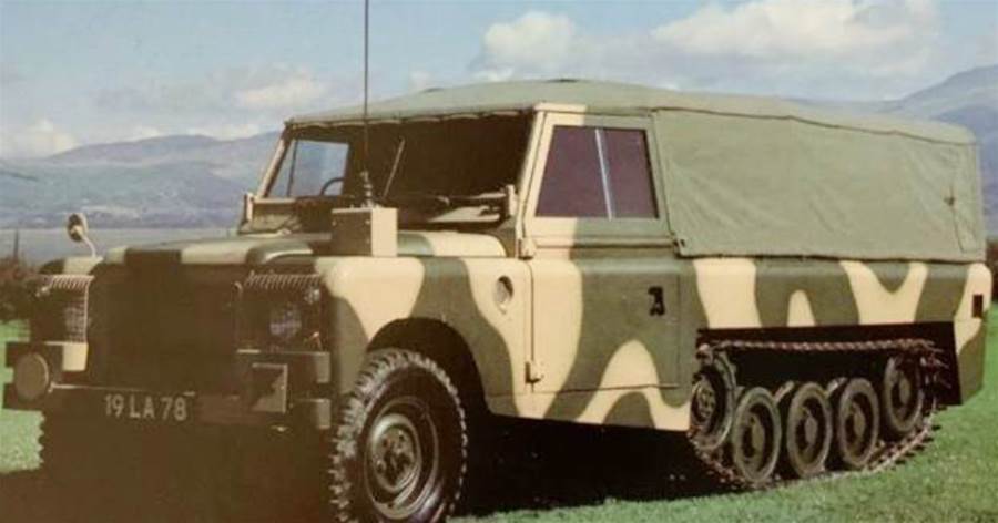 路虎牌半履帶車：路虎「半人馬座」軍用越野車