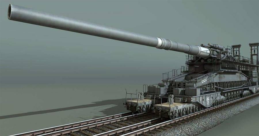 恐怖的古斯塔夫巨炮：射程37公里，炮彈重7噸，德軍卻吐槽不好用