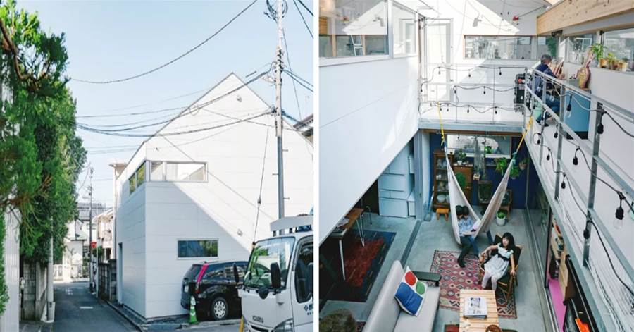 日本東京市中心的家，沒有屋頂卻住得十分開心，烤肉泡澡都可以