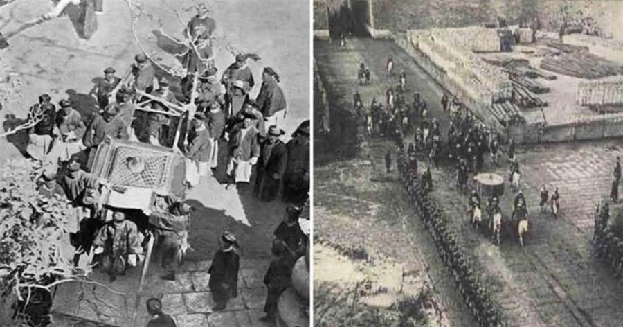 珍貴老照片：歷史上真正的皇上出行，1905年光緒出城前往天壇
